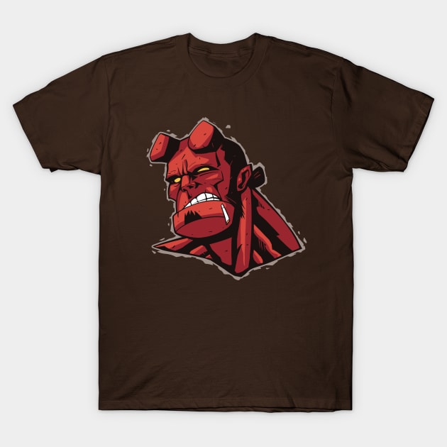 Hellboy T-Shirt by Future Vision Studio